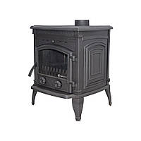 Отопительная чугунная печь камин длительного горения твердотопливная Flame Stove Sirius Star