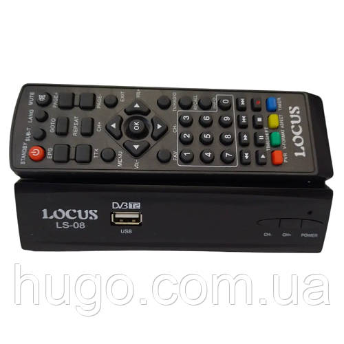 Купить Тюнер T2 Locus LS-08, с LED дисплеем и пультом ДУ / Цифровой ...
