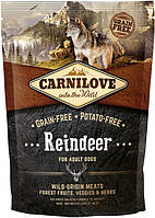 Carnilove Adult Raindeer 1,5 кг сухой беззерновой корм для взрослых собак всех пород