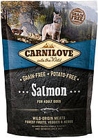 Carnilove Adult Salmon 1,5 кг повнораціонний беззерновий корм для собак всіх порід з м'ясом лосося
