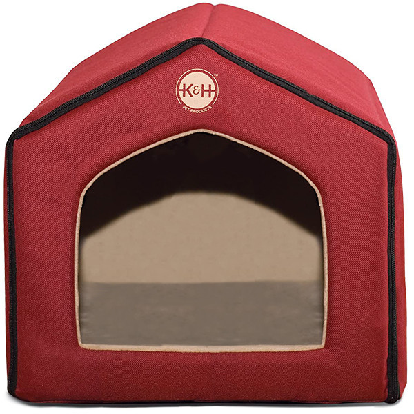 K&H Indoor Pet House будиночок для котів та собак малих порід червоний 41x38х36 см