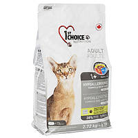 1st Choice Hypoallergenic Adult 2.72 кг гипоаллергенный корм для взрослых котов с уткой и бататом