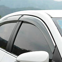 Дефлектори вікон вітровики Mazda CX-5 2012-2016 П/K скотч "FLY" "Нержавіюча сталь 3D" BMDC51223-W/S (46-47)
