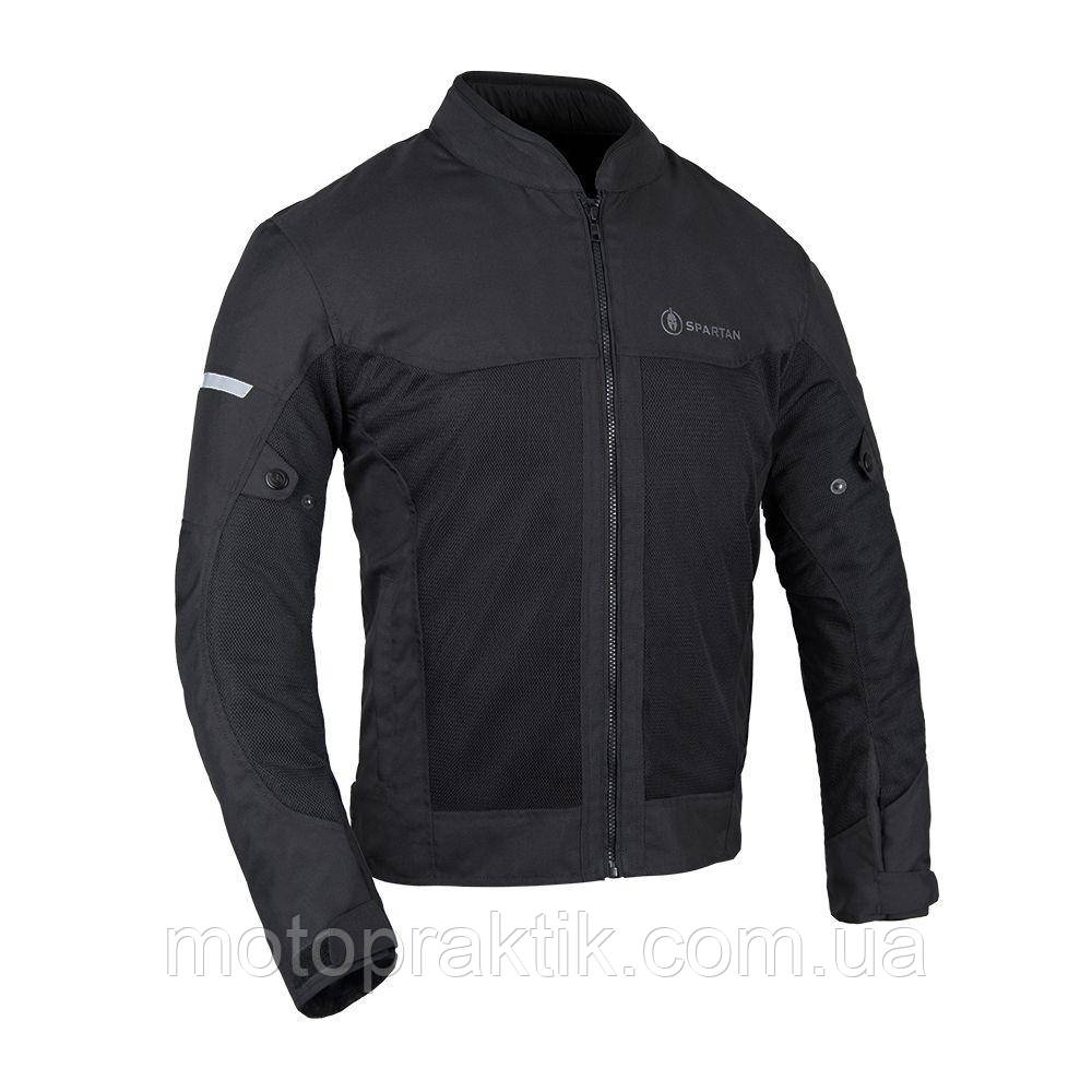 Spartan Air MS Jacket Stealth Black, S Мотокуртка текстильна літня із захистом