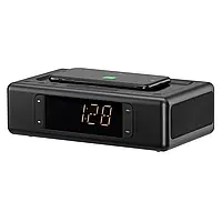 Мультимедійна акустика 2E SmartClock Wireless Charging Black (2E-AS01QIBK)