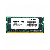 ОЗУ SO-DIMM 8GB/1600 DDR3 1.5В Patriot Signature Line (PSD38G16002S)