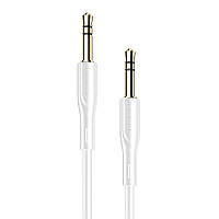 Аудио кабель Borofone BL1 AUX 3pin 3.5 мм на 3pin 3.5 мм 1m White TE, код: 7548331