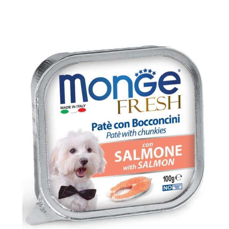 Monge DOG FRESH Ніжний паштет з лососем для собак 100г