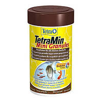 Tetra Min Mini Granules 100ml гранулированый корм для маленьких видов рыб