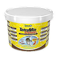 Tetra Min Granules10L / 4,2кг гранулы универсальный корм для аквариумных рыб