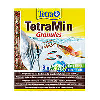 Tetra Min Granules 15г гранулы основной корм для рыб