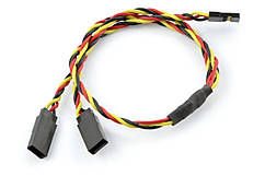 50 шт - Розгалужувач Y 22AWG для сервоприводів JR скручений (30 см)