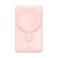 Power Bank УМБ BASEUS Magnetic Bracket Wireless Fast Charge 10000mAh Type-C 20W/3A PD/QC PPCX000004 pink