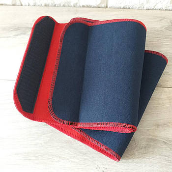 Пояс сауна для схуднення Waist Belt NO-SBK998 20*110 см, розмір універсальний Синій з червоним (KG-10186)