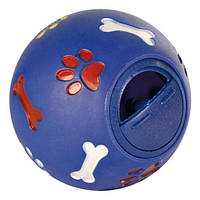 Игрушка для собак мяч для лакомства 7 см, винил