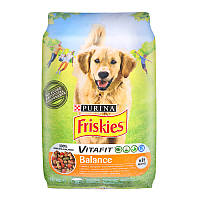 Сухий корм Friskies Balans 10 кг для собак з куркою і овочами