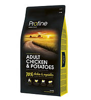 Profine Adult Chicken & Potatoes 15 кг Сухий корм для дорослих собак з куркою і картоплею