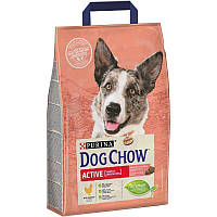 Корм dog Chow Active 2.5 кг з куркою для активних собак