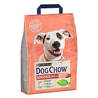 Сухий корм dog Chow Sensitive 2.5 кг для дорослих собак з лососем