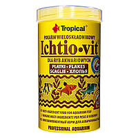 Сухой корм для аквариумных рыб Tropical в хлопьях «Ichtio-Vit» 500 мл (для всех аквариумных рыб)