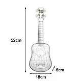 Укулеле сопрано прозоре Byla U2 оригінал, подарункова (54 см/21") — Прозорий, фото 2