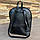 Чорна сумка-рюкзак трансформер 2 в 1 формат А4, фото 5