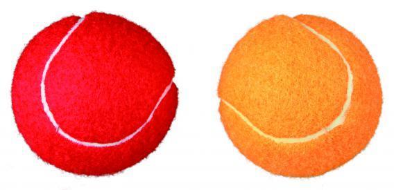 Набор теннисных мячей игрушка для собак, 6 см, 2 шт - фото 1 - id-p1423412003