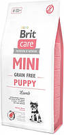 Brit Care Mini GF Puppy 7 кг сухой гипоаллергенный корм для щенков малых пород с ягненком