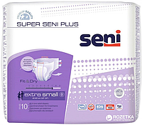 Подгузники для взрослых Super Seni Plus Extra Small 40-60 см 10 шт