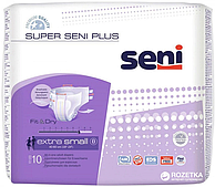 Підгузки для дорослих Super Seni Plus Extra Small  40-60 см 10 шт