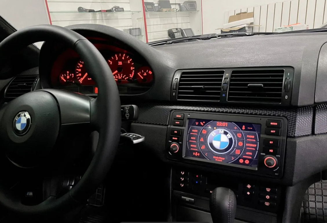 Автомагнітола BMW 3-Series (E46 кузов) 2-32 Гб + камера заднього огляду в подарунок Android Бмв е46, фото 1