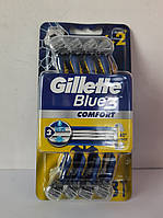 Станок мужской одноразовый Gillette Blue 3 Comfort ( Жиллетт блю 3 Комфорт) 8шт.