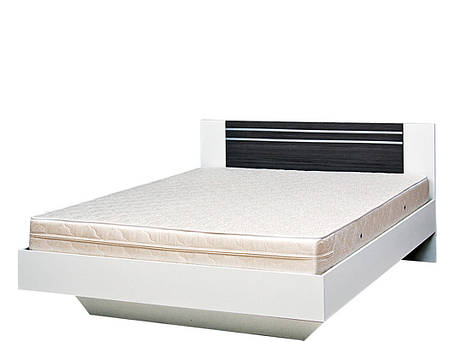 Ліжко двоспальне Круїз без матраца та каркаса ДСП Білий, Дакар 1600х2000 мм (Світ Меблів TM), фото 2