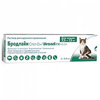 Merial Broadline (Бродлайн) Спот-он для кошек L (2.5-7.5кг), шприц-аппликатор,упаковка 3 шт