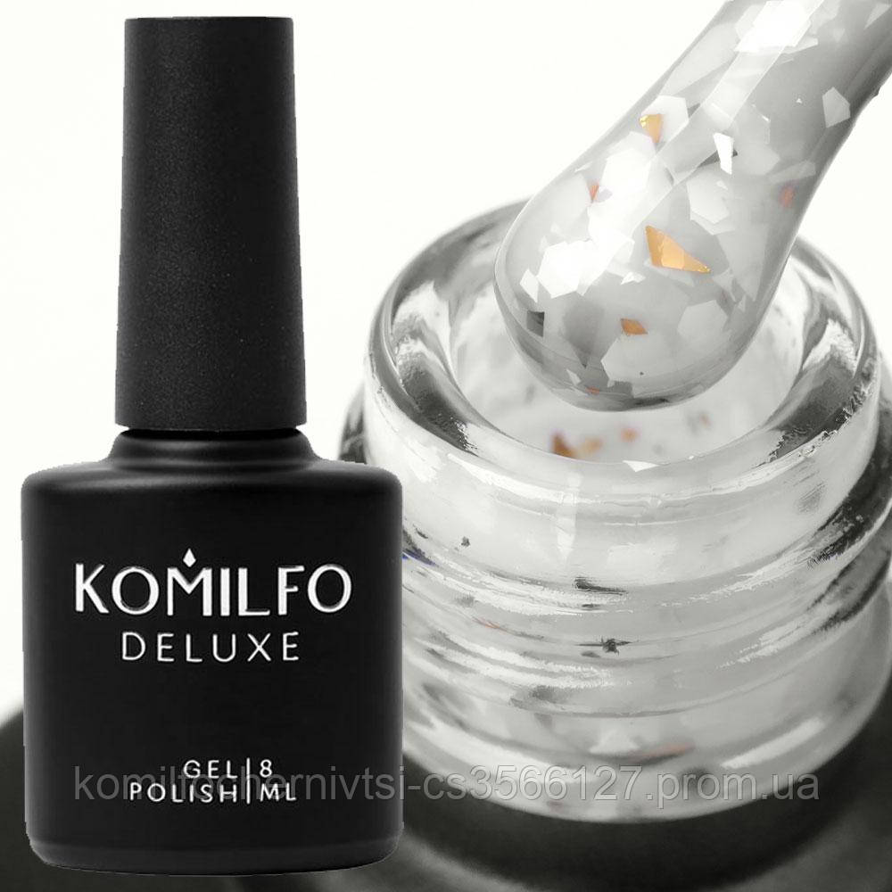 Komilfo Glassy Base GB003 (молочний з пластівцями), 8 мл