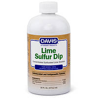 Davis Lime Sulfur Dip Дэвис Лайм Сульфур 0,473 мл антимикробное и антипаразитарное средство для собак и котов