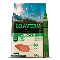 Bravery Chicken Adult Large/Medium 12 кг сухий корм для дорослих собак середніх та великих порід, з куркою