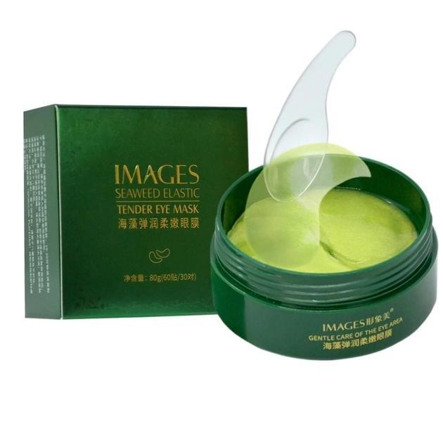 Опт Патчі гідрогелеві IMAGES Seaweed Elastic Tender Eye Mask з екстрактами водоростей, 60 шт