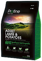 Profine Light Lamb & Potatoes 3 кг сухий корм гіпоалергенний для контролю ваги у собак, ягня з картоплею