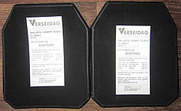 Комплект легких бронепластин Verseidag Ballistic Protection NIJ IV товщина 1.5см (2.8кг)
