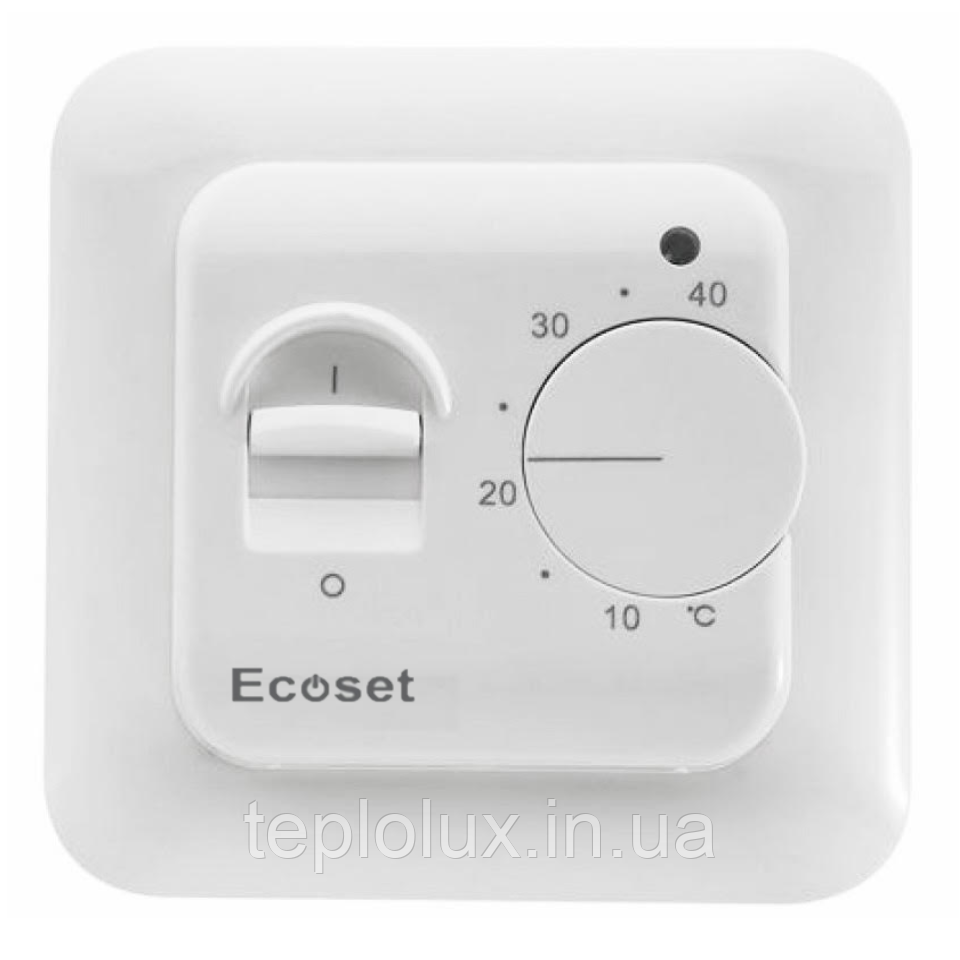 Термостат для теплої підлоги Ecoset RTC 70 з датчиком підлоги (3 м), фото 1