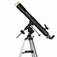 Телескоп оптика Bresser Quasar 80/900 EQ Refractor Solar Carbon з сонячним фільтром і адаптером для смартфона