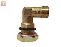 861007 Кутник на регулятор тиску повітря КАМАЗ (М22*М18)