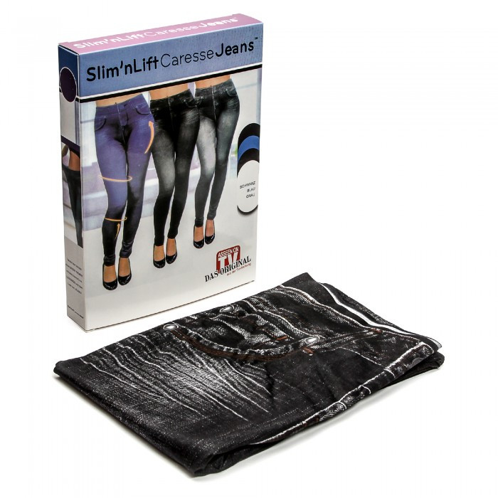 Підліткові лосини корегують Slim'n Lift Caresse Jeans Black розмір 2XL-3XL