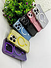 Чохол для IPhone Matt Clear Case with MagSafe Purple, фото 6