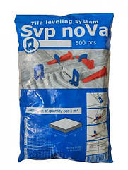 Система вирівнювання плитки SVP NoVa 1 мм 500 шт.