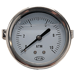 Манометр панельний 10 бар, приє'днання 1/4"
