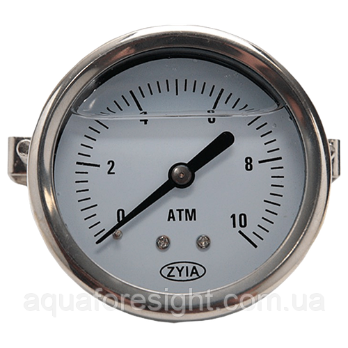 Манометр панельный 10 бар, присоединение 1/4" (ID#1904326197), цена ...