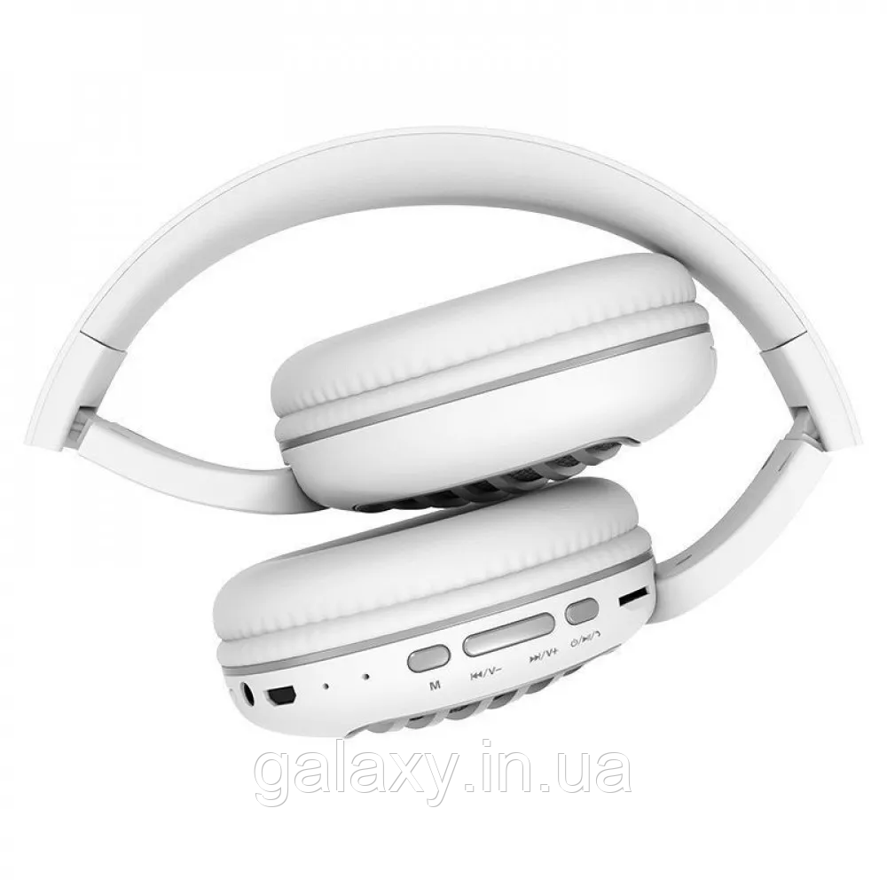 Навушники Hoco Bluetooth 300 мАч з мікрофоном W23 Brilliant Sound White
