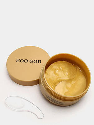 Опт Гідрогелеві патчі для очей з ікрою Zoo-Son Caviar Elasticity Hydrating Eye Mask, 60 шт, фото 3